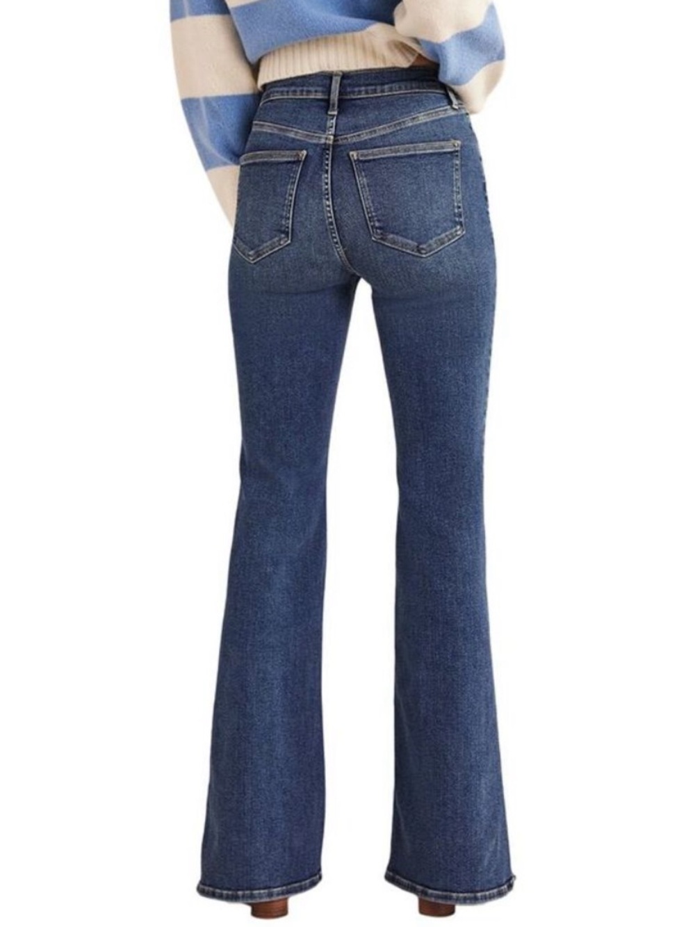 Boden High Rise Split Flare Jeans - Picture 3 of 7